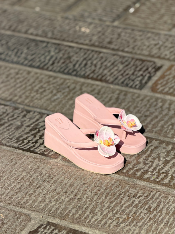 صندل گلدار لژدار دخترانه